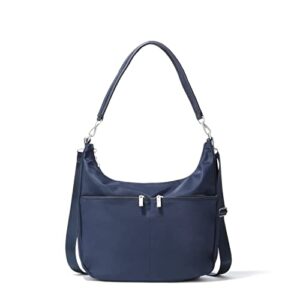 baggallini bowery large half moon hobo french navy one size