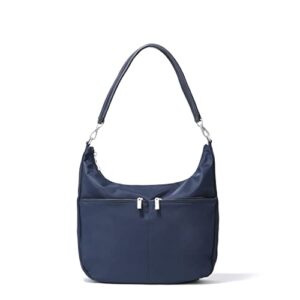 Baggallini Bowery Large Half Moon Hobo French Navy One Size