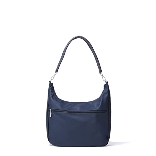 Baggallini Bowery Large Half Moon Hobo French Navy One Size