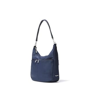 Baggallini Bowery Large Half Moon Hobo French Navy One Size