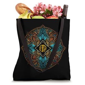 Customized Name Initials T Tote Bag