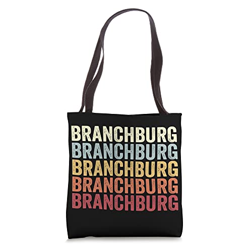 Branchburg New Jersey Branchburg NJ Retro Vintage Text Tote Bag