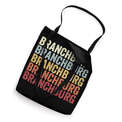 Branchburg New Jersey Branchburg NJ Retro Vintage Text Tote Bag