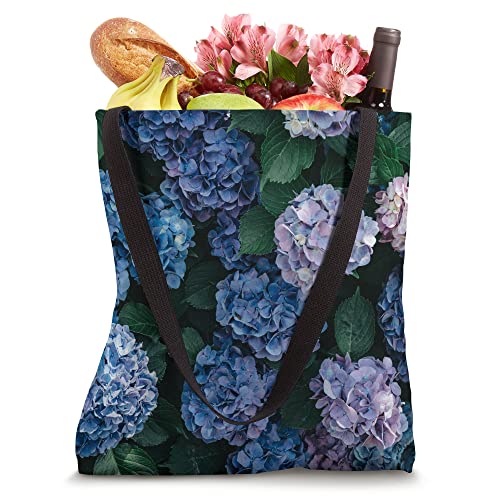 White Blue Hydrangea Flowers Cute Tote Bag
