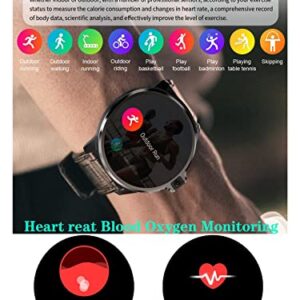 DIPIUS Smart Wearable Device Android Smartwatch 1050MAh LEMP GPS WiFi 4G 64G 1.6in 400 * 400 HD Dual Camera Mobile Men's Watch smartwatch (Color : LEMP Set 4, Size : 4G 64G)