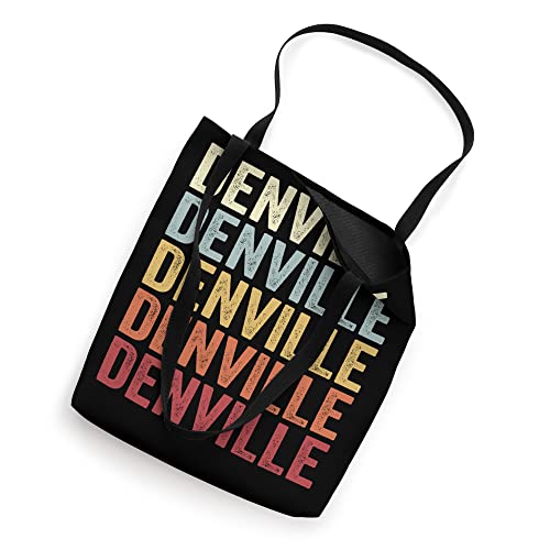 Denville New Jersey Denville NJ Retro Vintage Text Tote Bag