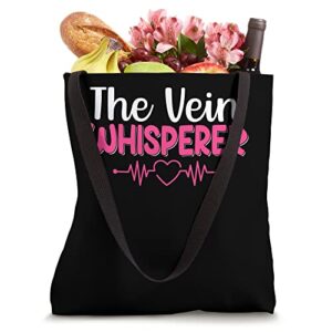 The Vein Whisperer Clinicals Study Care Funny Tote Bag