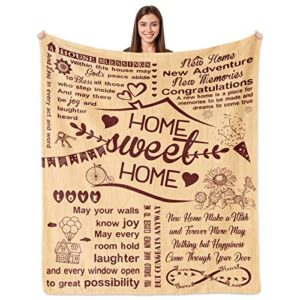 house warming gifts new home blanket 60″x 50″, housewarming gifts for women, new homeowners gifts for a house warming couple, house warming return gifts ideas for family , new home gifts for home men…