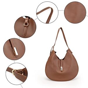 JBB Tote Bags for Women Large Hobo Bag Matte Leather Shoulder Handbags Satchel for School Work Travel