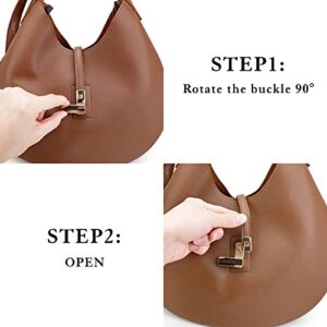 JBB Tote Bags for Women Large Hobo Bag Matte Leather Shoulder Handbags Satchel for School Work Travel