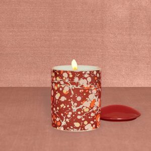 L’or de Seraphine Iris Scented Candle | Fragrance No. 01 | Apricot, Peony, Geranium Notes | 45 Hour Burn Time | Luxury Scented Candle for Home & Leisure | 6.4 oz