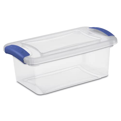 7 Qt. Latch Box Plastic, Stadium Blue, Set of 14 ,QH 242 (Count:14.0)