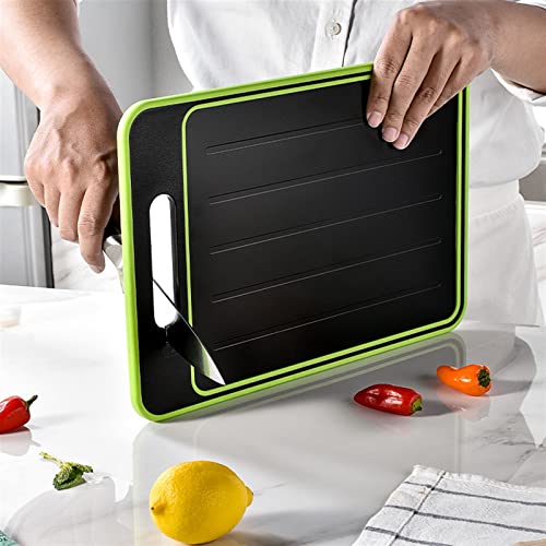 MMOOCO Chopping Board, Double-Sided Chopping Board Kitchen Grinding Chopping Board