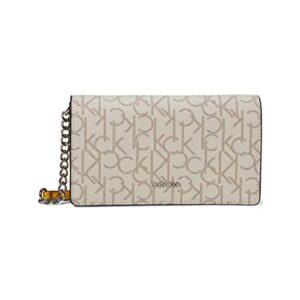 Calvin Klein Valentina Wallet On A String Vanilla/Khaki/Daffodil One Size