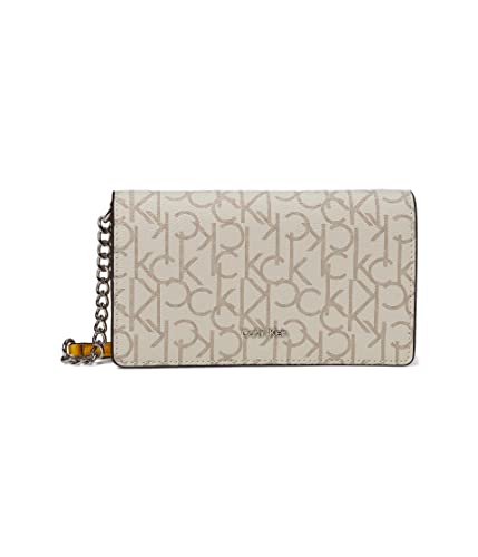 Calvin Klein Valentina Wallet On A String Vanilla/Khaki/Daffodil One Size