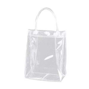 New Hot Summer Autumn Transparent Shoulder Handbag Bag For Women Trend Fashion Fashion Bag Clear Accessories Jelly PVC Tote