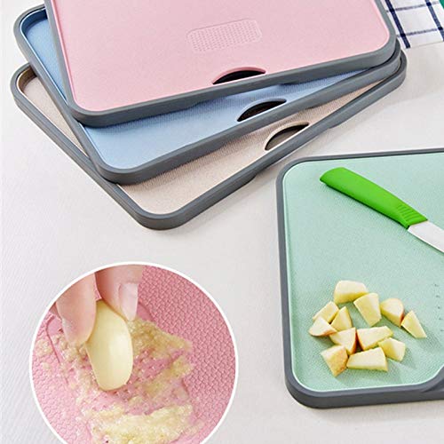 MMOOCO Chopping Board, Kitchen Cutting Board, Cut Fruits, Thickened Plastic Rectangular Food Cutting Board, Oil-Free, Durable Kitchen Tools (Color : Green)