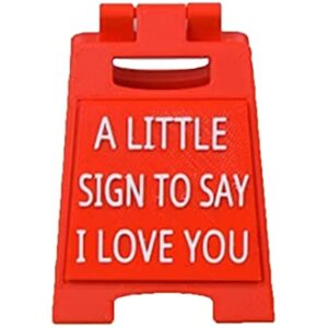 gvmw a little sign to say i love you,love themed mini sign ornaments,romantic love language sign plaquefor home desk decorative