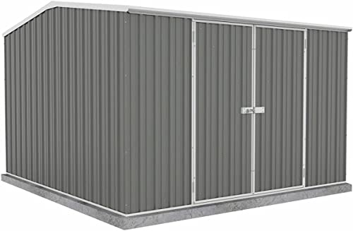 Outdoor Storage Shed, Storage Shed and Tool Shed Storage Sheds 10 x 10 ft. Galvanized Steel & Metal Storage Shed