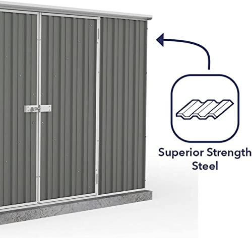 Outdoor Storage Shed, Storage Shed and Tool Shed Storage Sheds 10 x 10 ft. Galvanized Steel & Metal Storage Shed