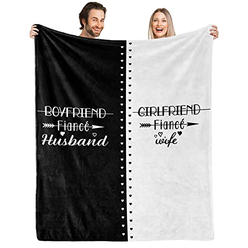 Betrothed Throw Blanket, Newlyweds Marriage Prayer Gifts, Anniversary Engagement Gifts For Couples,Newly Engaged Unique Cute Wedding Bridal Shower Gift Valentines, Fiance Fiancee Gifts 60'' x 50''