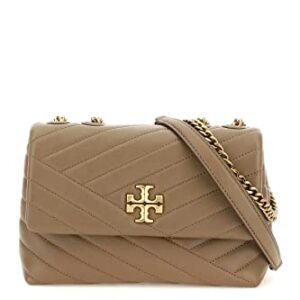 Tory Burch Women's Kira Chevron Small Covertible Shoulder Bag Sandpiper