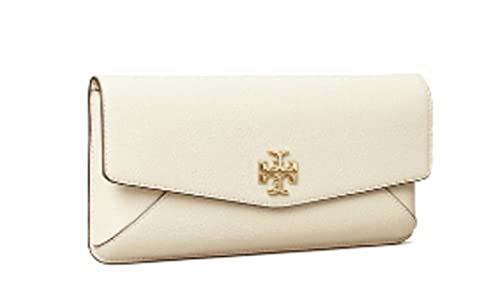 Tory Burch Women's Kira Clutch in Pebbled Leather (New Ivory)