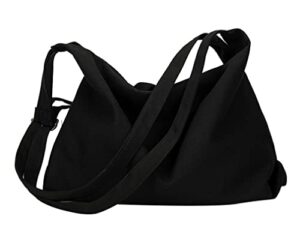 hobo bag crossbody bag for women men canvas shoulder bag fashion satchel purse large casual