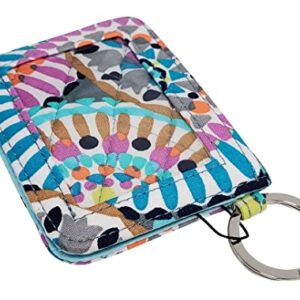 Vera Bradley Campus Double ID Wallet (Sunny Medallion.)