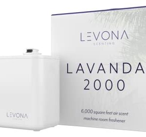 Levona Scent Lavanda: 6000 SQFT HVAC Diffuser Waterless Diffuser Scent Air Machine for Office, Hotel & Home Scent Diffuser - Fragrance HVAC Scent Diffuser + Remote Control App (Scent Sold Separately)