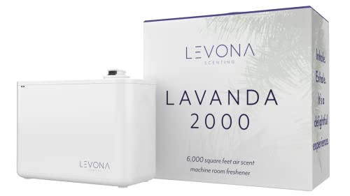 Levona Scent Lavanda: 6000 SQFT HVAC Diffuser Waterless Diffuser Scent Air Machine for Office, Hotel & Home Scent Diffuser - Fragrance HVAC Scent Diffuser + Remote Control App (Scent Sold Separately)