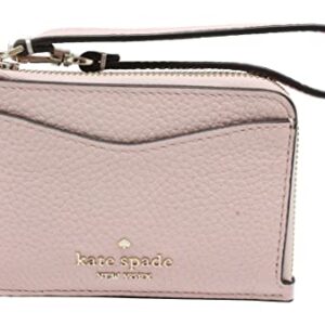 Kate Spade New York Leila Leather Card Holder Wristlet Rose Smoke