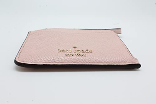 Kate Spade New York Leila Leather Card Holder Wristlet Rose Smoke