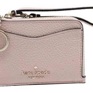 Kate Spade New York Leila Leather Card Holder Wristlet Rose Smoke