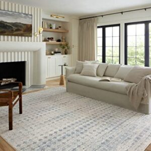 Loloi II Kamala Collection KAM-04 Sky/Dove, Transitional 2'-3" x 3'-10" Accent Rug