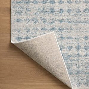 Loloi II Kamala Collection KAM-04 Sky/Dove, Transitional 2'-3" x 3'-10" Accent Rug