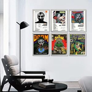 INGVY Mf Doom Operation Doomsday Poster Canvas Art Wall Picture Print Modern Family Decor 8x12inch(20x25cm)