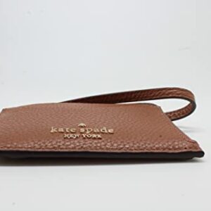 Kate Spade New York Leila Leather Card Holder Wristlet Warm Ginger