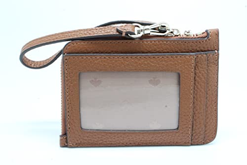 Kate Spade New York Leila Leather Card Holder Wristlet Warm Ginger