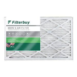 filterbuy 18x30x1 air filter merv 8 dust defense (1-pack), pleated hvac ac furnace air filters replacement (actual size: 17.75 x 29.75 x 0.75 inches)