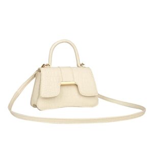 shuiangran fashion cross-body bags for women womens purses pursecrocodile ladies bagsingle-shoulder crossbody handbag white
