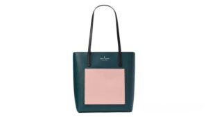 kate spade new york large daily tote shoulder bag (sapphire multi green pink)