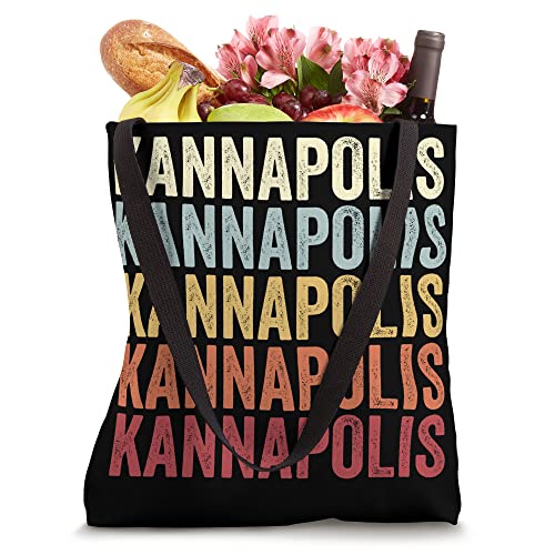 Kannapolis North Carolina Kannapolis NC Retro Vintage Text Tote Bag