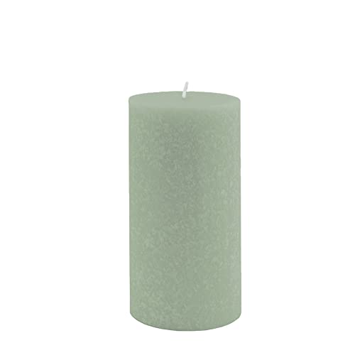 Root Candles Timberline Beeswax Blend Premium Handcrafted Unscented Pillar Candle, 3 x 6-Inch, Sage Green