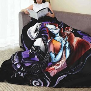 Ultra Soft Throw Blanket Flannel Fleece Warm Blanket for Living Room Bedroom Fit Adult Kids 50"X40"