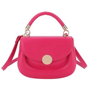 shuiangran top handle satchel purses for women shoulder bag purse crossbody bags women’s diagonal bag hot pink