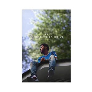 dianshang cole posters – 2014 forest hills drive album cover canvas poster cool wall decor art print posters for room aesthetic unframe:16x24inch(40x60cm)