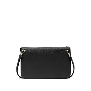 kate spade handbag for women Leila small flap crossbody bag, Black
