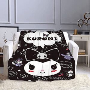 beinme kwaii blanket cartoon throw blanket for girls women christmas birthday gifts bedroom sofa decor 60 “x50