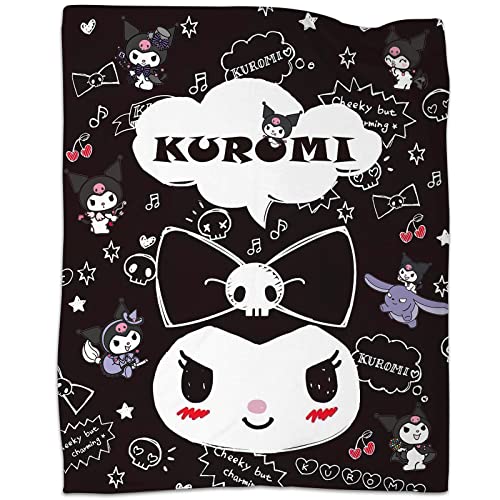 BEINME Kwaii Blanket Cartoon Throw Blanket for Girls Women Christmas Birthday Gifts Bedroom Sofa Decor 60 "x50